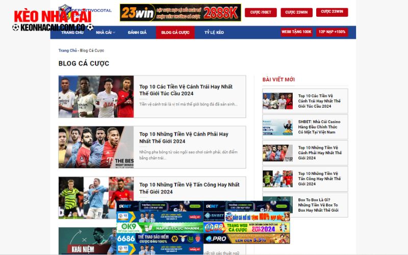 Cập Nhật Tin Tức Bóng Đá 24/7